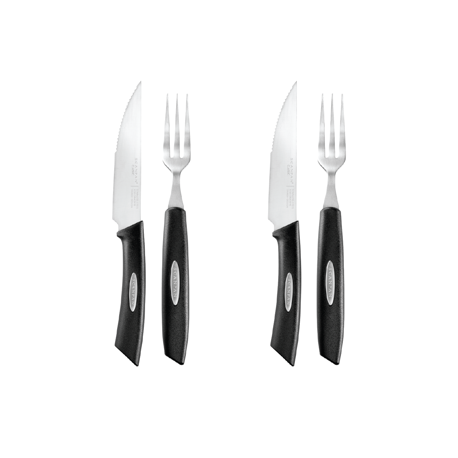 Classic Texas Steak Set (2 knives & 2 forks)